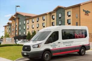 Parking atTowneplace Suites Denver near